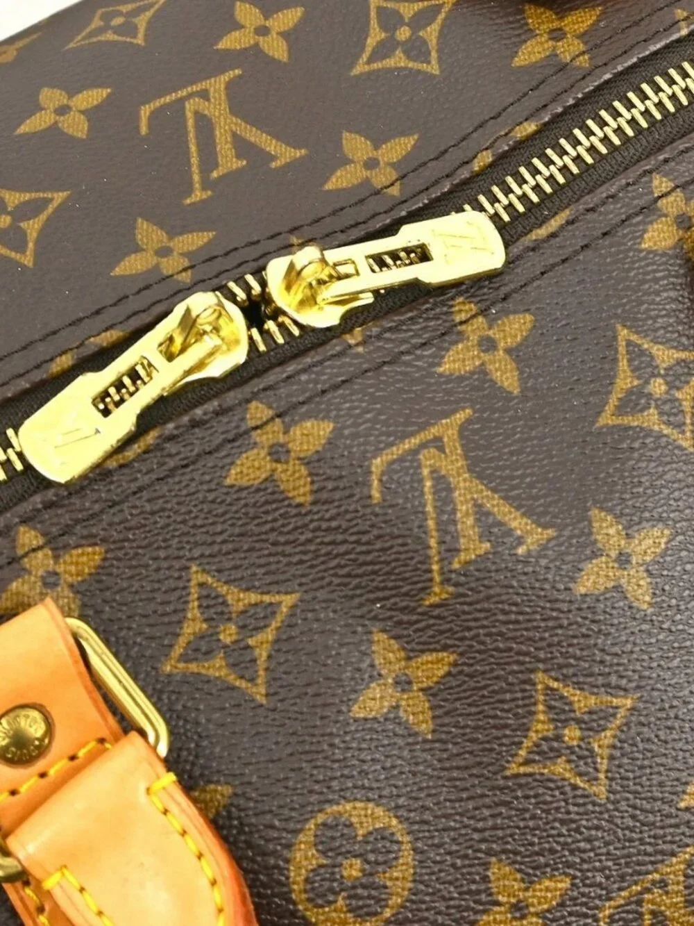 Best03 LOUIS VUITTON KEEPALL 60 TRAVEL HANDBAG MONOGRAM